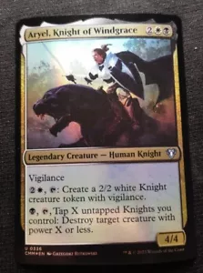 Aryel, Knight Of Windgrace - Foil - CMM - NM Unplayed - EN - 0336 - Picture 1 of 1