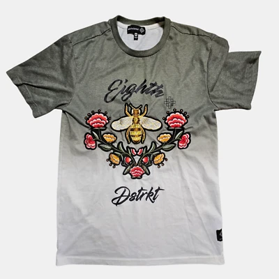 Camiseta Eight Dstrkt Cuello Redondo Bordada Manga Corta Gráfica Para Hombre M Ombre Foto 1 de 4