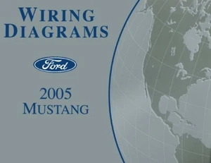 2005 Ford Mustang Wiring Diagrams Schematics Drawings Color Codes Factory OEM - Picture 1 of 1