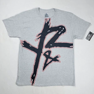 Y&R Young and Reckless Logo T-Shirt Mens Size Large Gray Short Sleeve Y2KSkater - Picture 1 of 10