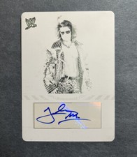 2010 Topps WWE Authentic Black Printing Plate John Morrison Auto Autograph  1/1