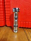 Vintage Ranger Flashlight with Button and Switch - Made in USA Works - Tested 6"