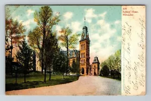 Milwaukee WI-Wisconsin, Soldaten Haus Vintage Souvenir Postkarte - Bild 1 von 2