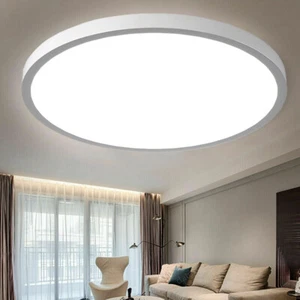 LED Deckenlampe Ultraslim Deckenleuchte Badleuchte Flurlampe Wohn Schlaf zimmer  - Bild 1 von 46