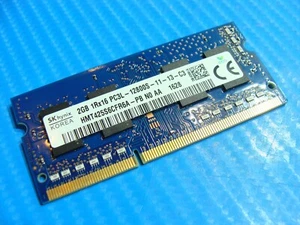 Dell 3558 SK hynix 2GB 1Rx16 SO-DIMM Memory RAM PC3L-12800S HMT425S6CFR6A-PB - Picture 1 of 3
