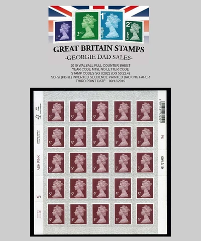 09/12/2019 M19L 3rd Print 5p Walsall Sheet SBP2i (PB-sL) Inverted A2 Cover