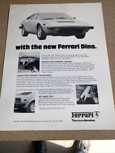 Ferrari Dino sales pamphlet - Bild 1 von 3