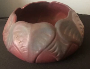 Van Briggle Pottery Colo Springs Mulberry Low Bowl Vintage Mid Century? TLC - Picture 1 of 13