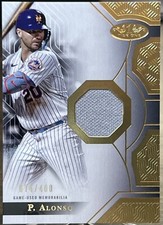 Pete Alonso 2023 Topps Tier One Relic Patch #T1R-PA Game Used