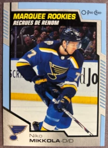 2020-21 O-Pee-Chee Marquee Rookies Blue 624 Niko Mikkola St. Louis Blues - Imagen 1 de 1