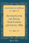 Estimates For The Fiscal Year Ending 30Th June, 18
