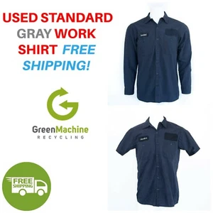 Used Work Shirts GRAY Cintas, Redkap, Unifirst, G&K FREE SHIPPING - Picture 1 of 3