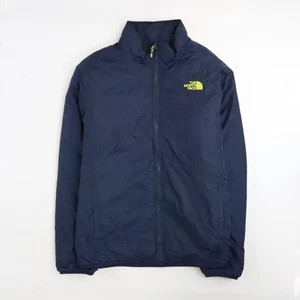 The North Face Bomber Jacket Size Large Blue Insulated - Picture 1 of 9