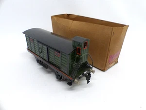 Original Märklin 1929/1 Gepäckwagen mit Bremserhaus Spur 1 mit OVP - Imagen 1 de 10