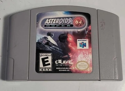 Asteroids Hyper N64 (Nintendo 64, 1999) Untested - Image 1 of 3