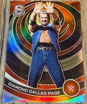 2023 Panini Chronicles WWE Spectra Red Prizm /199 Diamond Dallas Page #382 HOF - Image 1 of 2