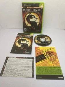 Mortal Kombat Deception (Microsoft Xbox, 2004) CIB completo con tarjeta de registro probada - Imagen 1 de 13