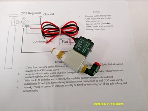 CO2 SAVER VALVE, DRAG RACE, THROTTLE CONTROL - Picture 1 of 3