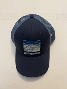Sombrero de camionero Patagonia Blue Line Ridge Logo Talla OSFM Ajustable - Imagen 1 de 8