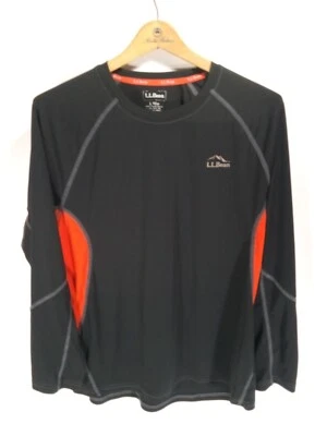 Camisa L.L.Bean Manga Larga Ligera Capa Base Grande Calce Regular Negra Foto 1 de 4