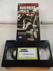 THE NUREMBERG TRIALS on VHS - RARE - HTF B&W Video Treasures - Picture 1 of 3