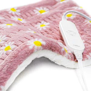 Flower Heating Pad for Back Pain Relief- 12" X 24"12 Heat Levels, 8 Timers Stay - Picture 1 of 8