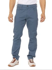 Pantaloni chino in raso sportivo Lucky Brand 410 jeans gamba dritta blu Yale 36 x 32 - Foto 1 di 12