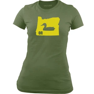 Women's I Duck Oregon T-Shirt - Picture 1 of 4