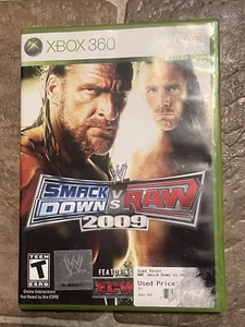 WWE SmackDown vs. Raw 2009 Featuring ECW (Microsoft Xbox 360, 2008) CIB - Picture 1 of 5