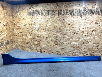 MITSUBISHI LANCER RALLIART 09-10 OEM HATCHBACK RIGHT ROCKER MOLDING BLUE 115K - Image 1 of 4