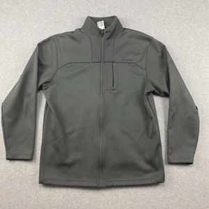 Columbia Sweatshirt Mens Medium M Gray Full Zip Omni Dry Fleece Lined Outdoor - Picture 1 of 16