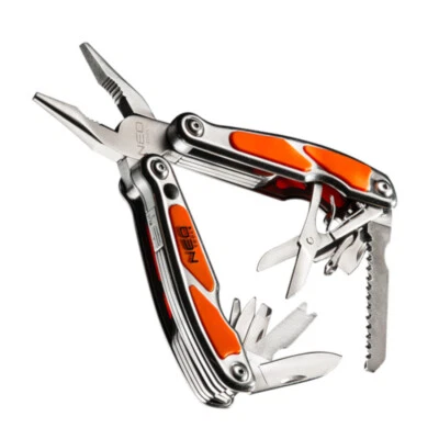 Profi LED Multitool Multifunktionswerkzeug mit 12 Funktionen Taschenmesser  - Bild 1 von 4