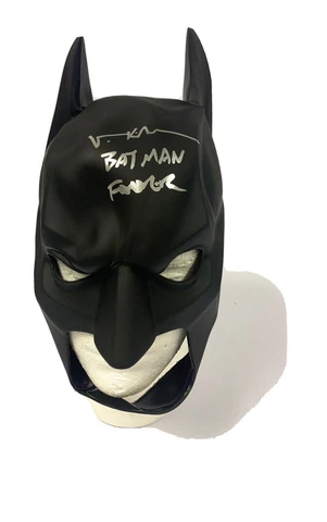 Autographed Val Kilmer Batman Mask w/COA Cover