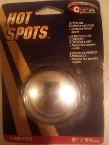 NEW CIPA Universal 2" HotSpots Round Stick-On Convex Blind Spot Mirror 49102 - Picture 1 of 6