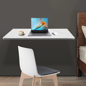 Folding Computer Desk Home Office Study Wall Mount Laptop Table Space Saving - Picture 1 of 19