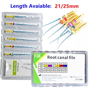 Dental Engine Use Blue Taper Files NiTi Reciprocating Endo Files 21/25MM SX-F3 - Picture 1 of 12
