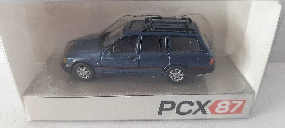Premium Classixx's 1/87th Scale Ford Sierra Turnier in Metallic Dark Blue - Image 1 of 1