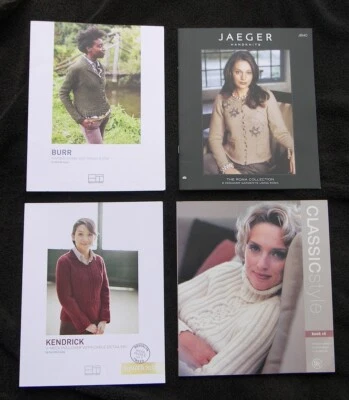 LOT 4 Knitting Jaeger Roma Brooklyn Tweed Burr Kendrick Storey Classic Style 16 - Image 1 of 4