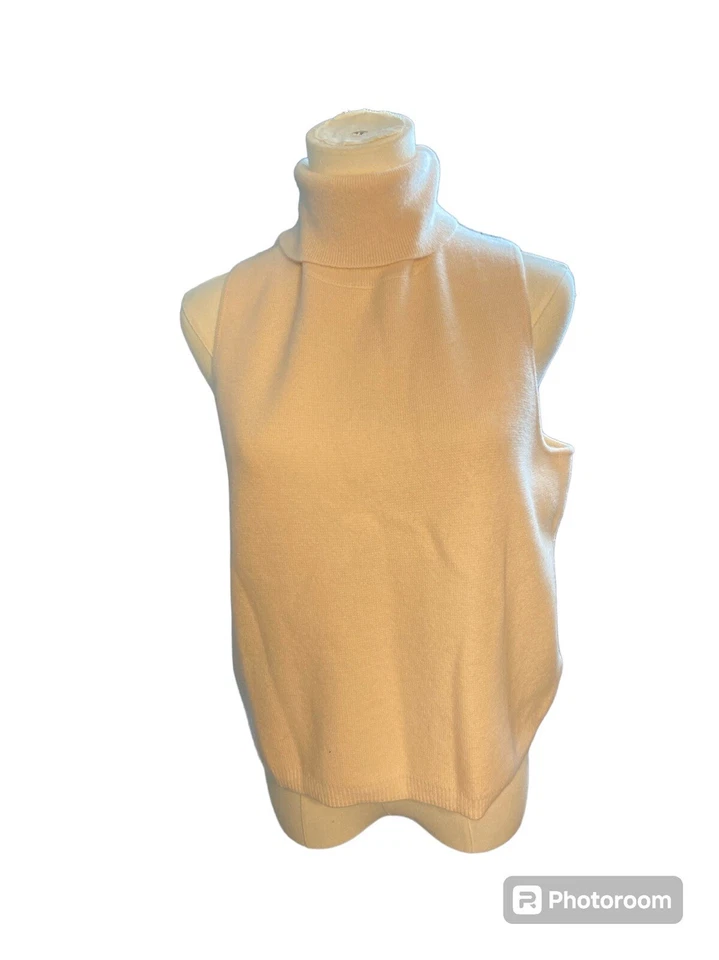 J.Crew Size S Cashmere Mock Neck Sweater Shell Black BS973