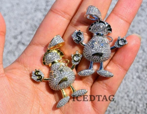 Collar Colgante Helado Bling Dólar Hip Hop Bolso de Dinero Hip Hop 🙂 - Imagen 1 de 9