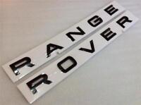 NEW RANGE ROVER VOGUE BONNET BOOT BADGE DECAL IN SILVER /"/"GENUINE/"/"