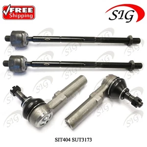 For 2001 - 2010 Chrysler PT Cruiser Front Inner & Outer Steering Tie Rod 4PC Kit - Bild 1 von 6