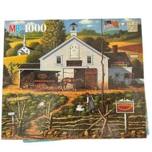 Charles Wysockis MB 1000 Piece Puzzle Fully Interlocking 22X26 Unopened 4679-6 - Picture 1 of 3