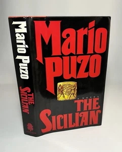 The Sicilian-Mario Puzo-SIGNED!-INSCRIBED!-TRUE First/1st Edition-Godfather-RARE - Imagen 1 de 24
