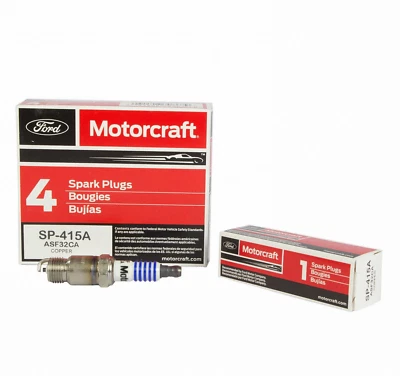 8 x MOTORCRAFT SP415A СВЕЧИ ЗАЖИГАНИЯ ПОДХОДИТ ДЛЯ МНОГИХ АВТОМОБИЛЕЙ США СМ. СПИСОК OEM СОВЕРШЕННО НОВЫЙ! - Изображение 1 из 2
