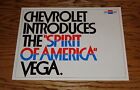 Brochure de vente originale 1974 Chevrolet Vega Spirit of America 74 Chevrolet 