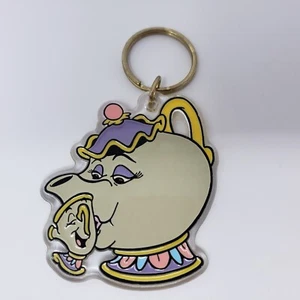 Disney Beauty and the Beast Chip & Mrs. Potts Keychain Keyring - Picture 1 of 7