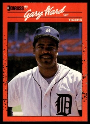1990 Donruss #621 Gary Ward Detroit Tigers - Image 1 of 2