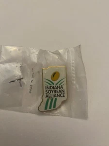 Indiana Soybean Alliance Lapel Pin Hat Tie P2 - Picture 1 of 3
