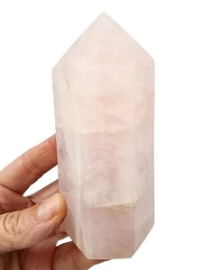 Rose Quartz Crystal Polished Tower Madagascar 304 grams - Picture 1 of 3